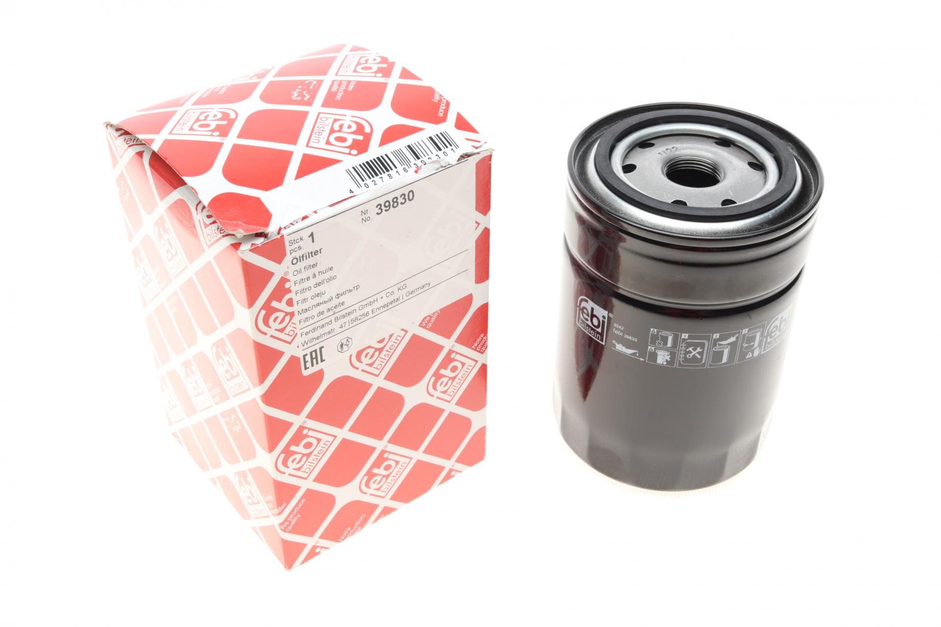 Фильтр масляный FEBI BILSTEIN для Fiat Ducato 3,0HDI 06- (39830)