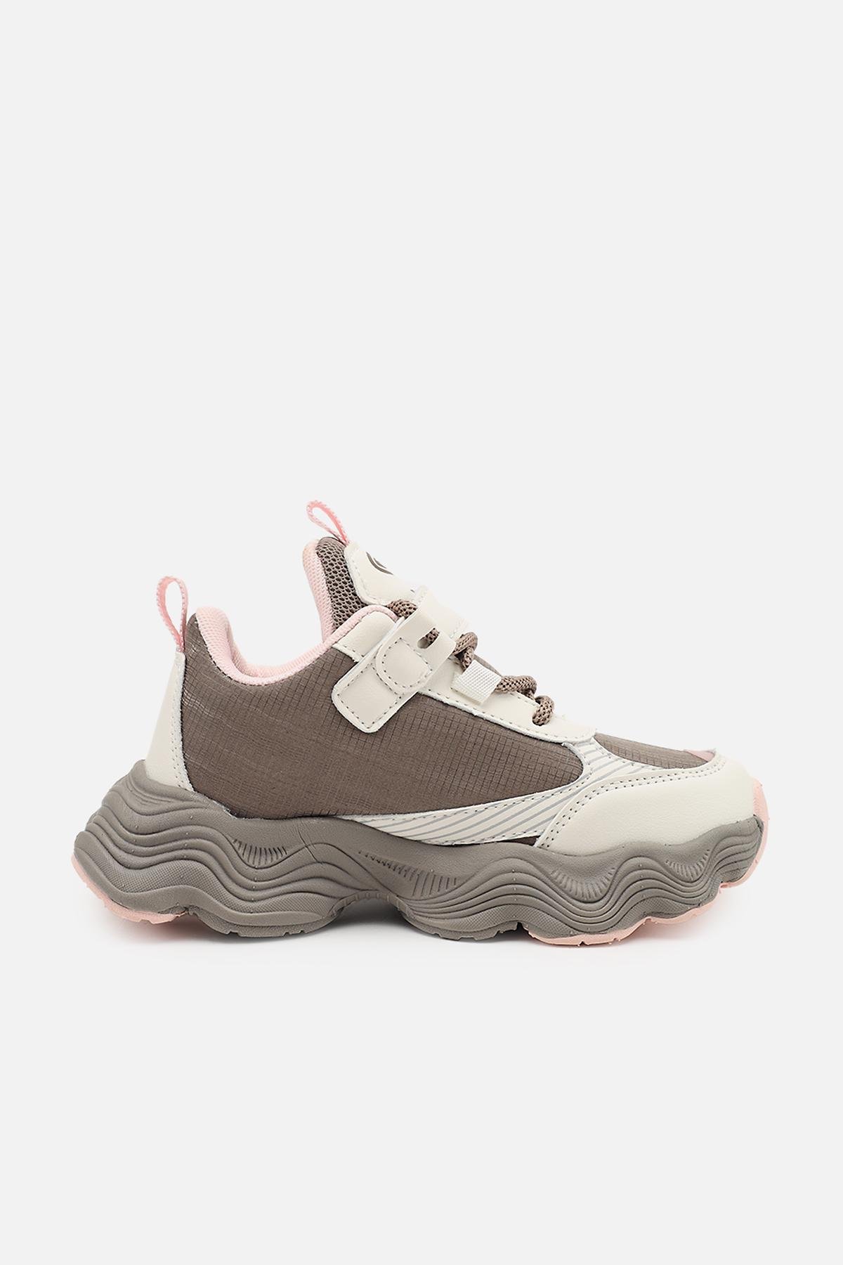 Кроссовки для девочки ЦБ-00273845 на плоской подошве р. 33 Коричневый (SKT001056440) - фото 2 Кроссовки для девочки ЦБ-00273845 на плоской подошве р. 33 Коричневый (SKT001056440) - фото 2