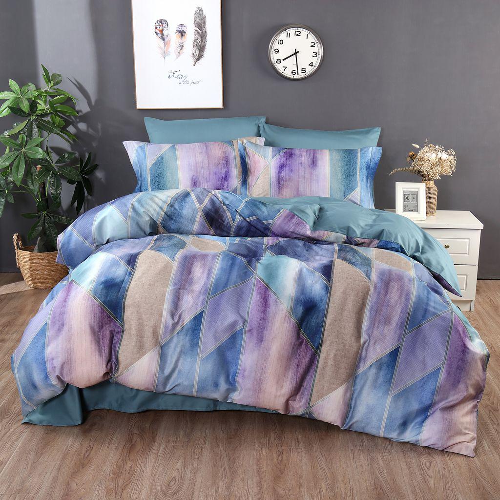 Комплект постельного белья египетский хлопок (сатин) Метеоритный дождь Word of Dream полуторное 150х215 см