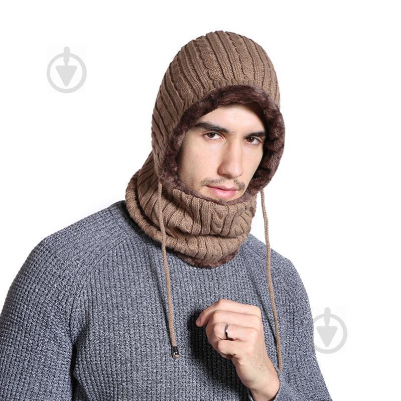 Шапка-балаклава Teburya многофункциональная One Size Хаки (HbP050576)