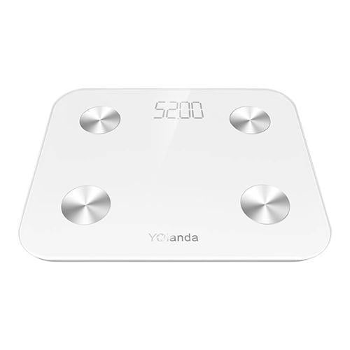 Смарт-весы Yolanda Bluetooth напольные 180 кг APP Белый (SUN1392) Смарт-весы Yolanda Bluetooth напольные 180 кг APP Белый (SUN1392)