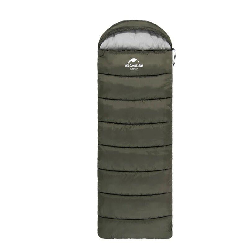 Спальний мішок Naturehike U350 NH20MSD07 з капюшоном Army green