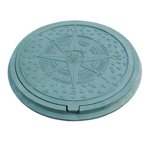 Люк садовий Украина Зеленый (voys02) - фото 2 Люк садовий Украина Зеленый (voys02) - фото 2