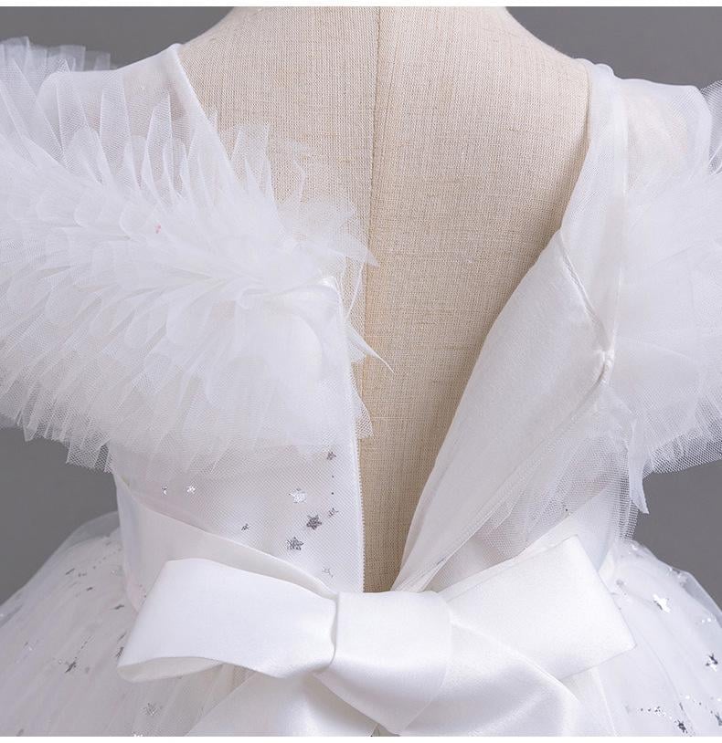 Сукня пишна святкова Елеонора з паєтками та багатошаровою спідницею/під'юбник у подарунок 140 см 7 років Білий (11131010900) - фото 4 Сукня пишна святкова Елеонора з паєтками та багатошаровою спідницею/під'юбник у подарунок 140 см 7 років Білий (11131010900) - фото 4