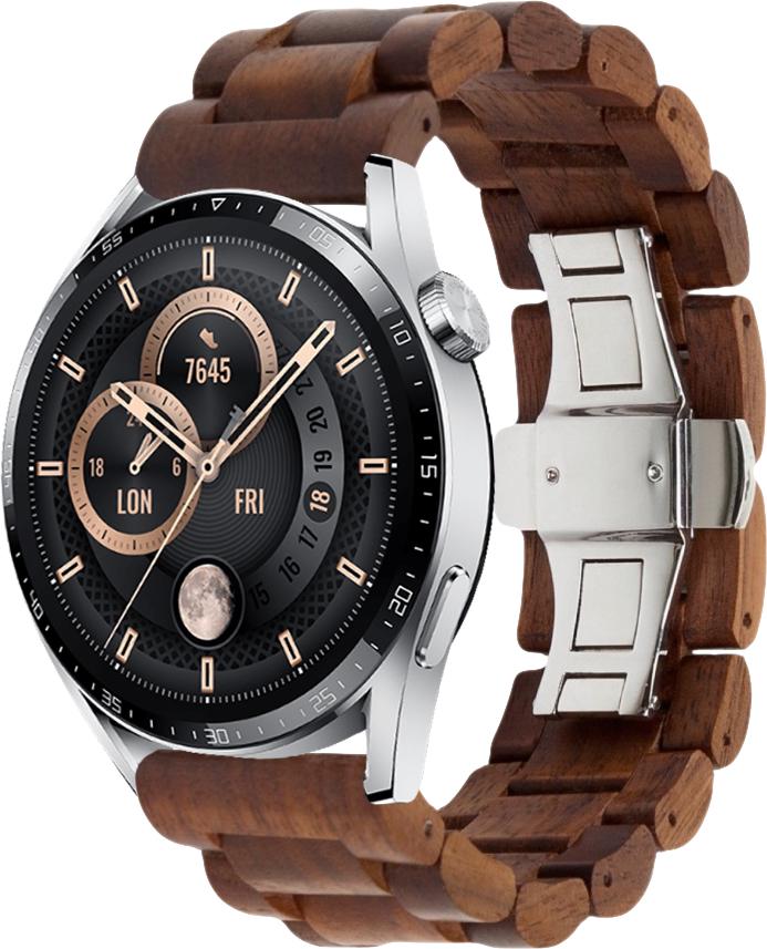Ремешок деревянный WoodLock для Huawei Watch GT3 46 мм Brown (28692-30)