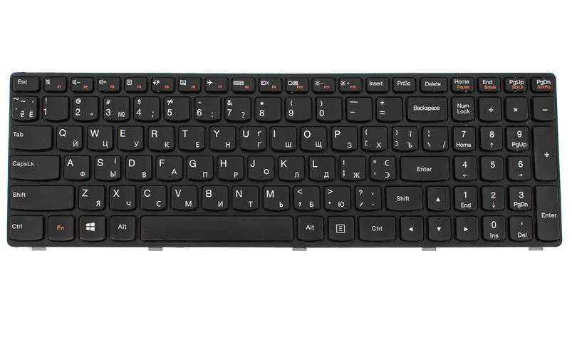 Клавиатура для ноутбука Lenovo IdeaPad G505 Черный (183169)