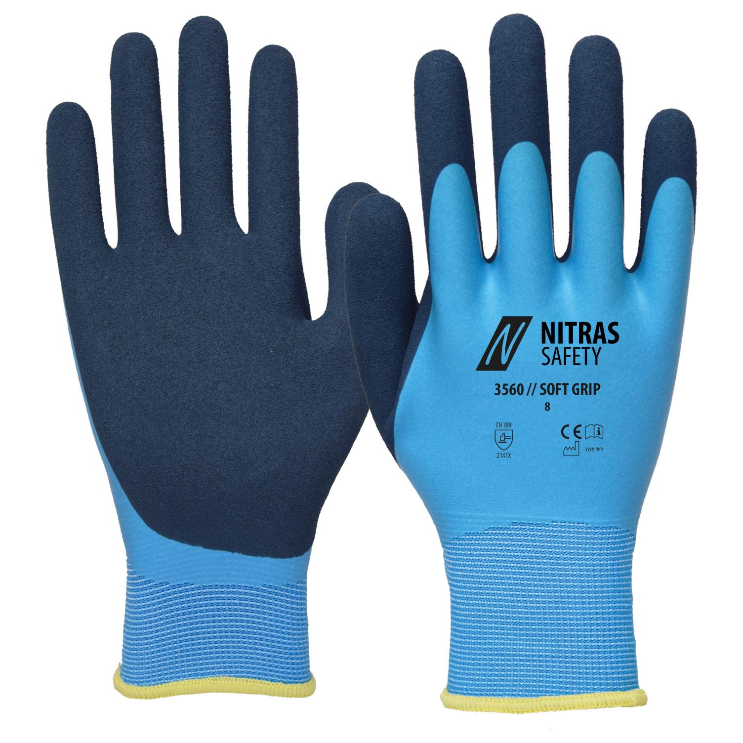 Перчатки NITRAS 3560 SOFT GRIP р. 9 (1277766973)