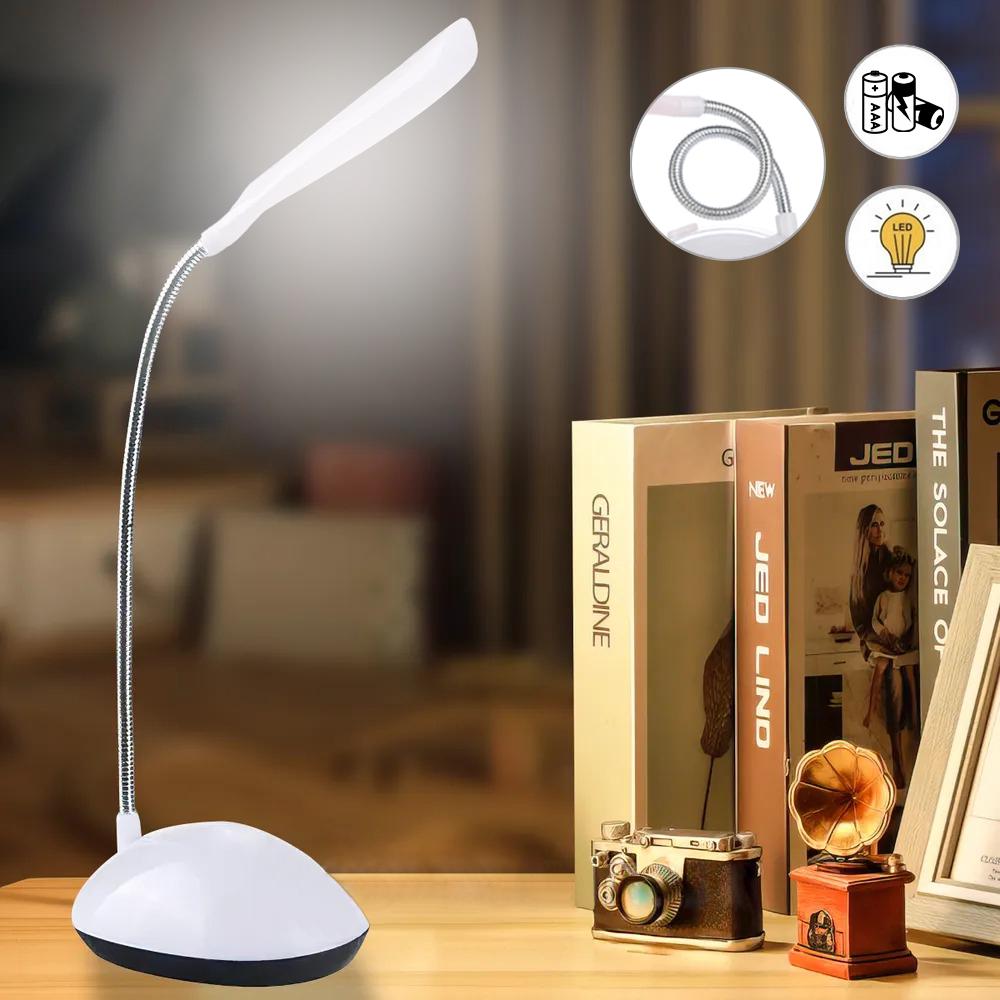 Лампа настільна Desk Light X-7188 на батарейках 3хААА Білий (1010068-White) - фото 2