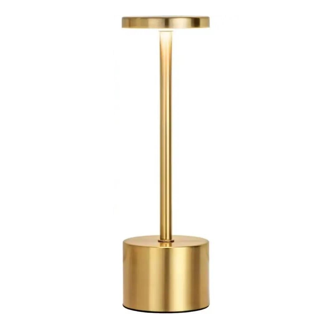Настольная лампа светодиодная аккумуляторная RIAS YG-T01 сенсорная USB Type-C 5W Gold (3_08416) Настольная лампа светодиодная аккумуляторная RIAS YG-T01 сенсорная USB Type-C 5W Gold (3_08416)