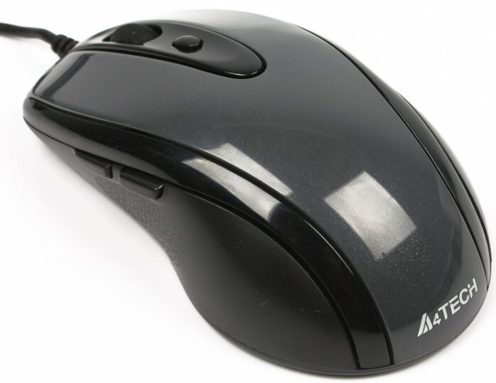 Комп'ютерна мишка A4Tech N-708X Glossy V-TRACK USB Grey (2881180134)