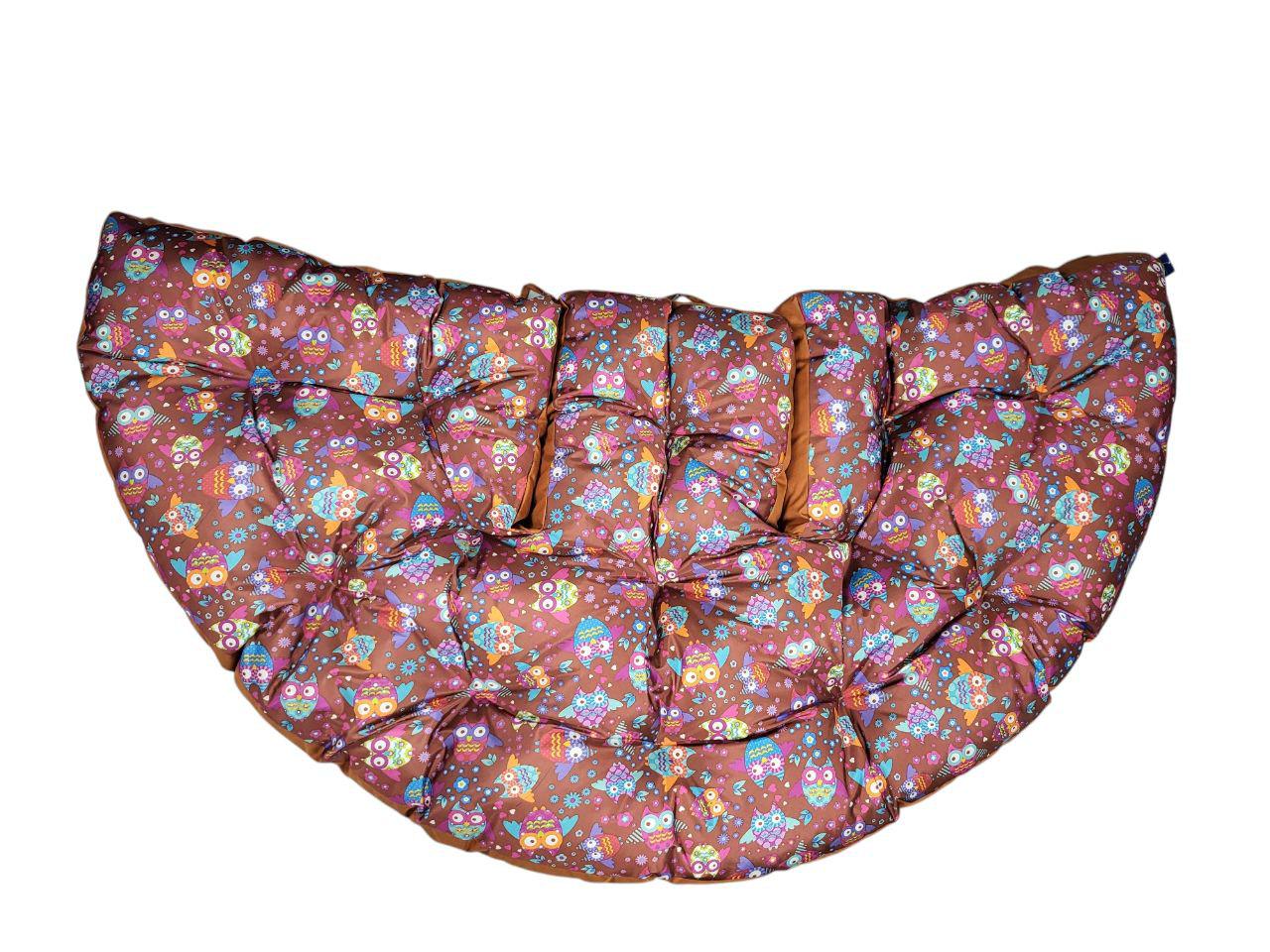 Бескаркасное кресло-трансформер мягкое с принтом Совенок 180х90 см (1459) - фото 3