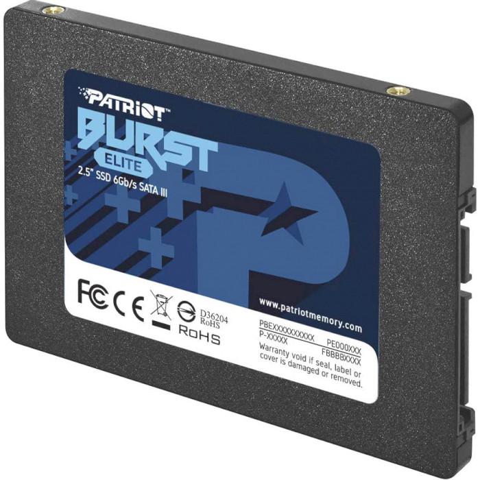 Накопитель SSD Patriot Burst Elite 1920 Гб 2,5" 7 мм SATAIII TLC 3D (34602321)