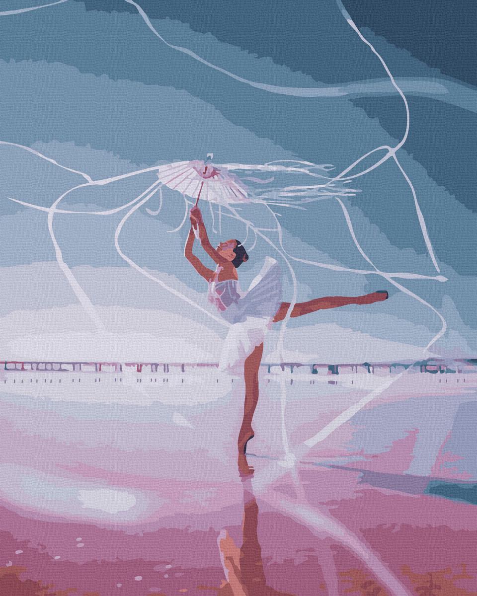 Картина по номерам Балерина 40х50 (GX44606) Картина по номерам Балерина 40х50 (GX44606)