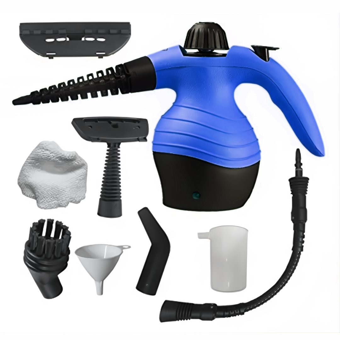 Пароочиститель универсальный Rainberg ручной для уборки дома Синий