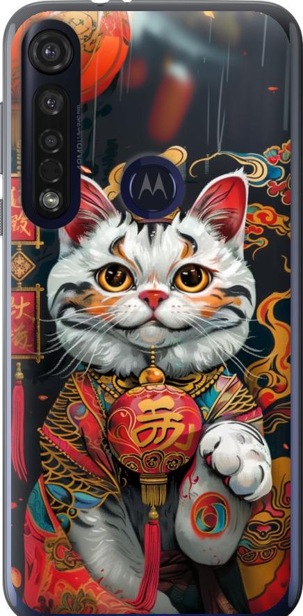 Чехол на Motorola G8 Plus China Cat v2 (6135u-1837-42517) Чехол на Motorola G8 Plus China Cat v2 (6135u-1837-42517)