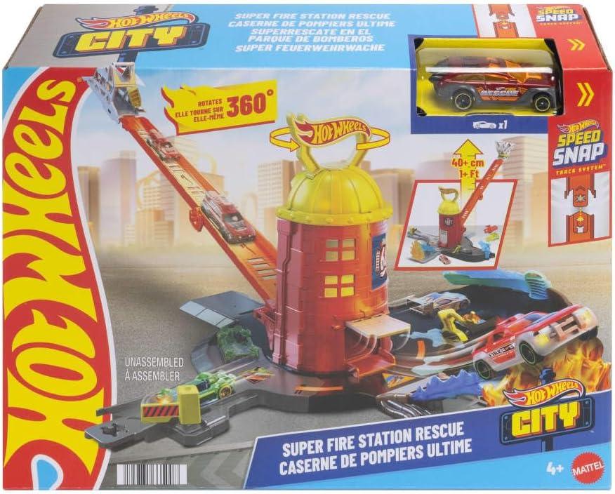 Трек Hot Wheels City Супер пожарная станция (JHL95)