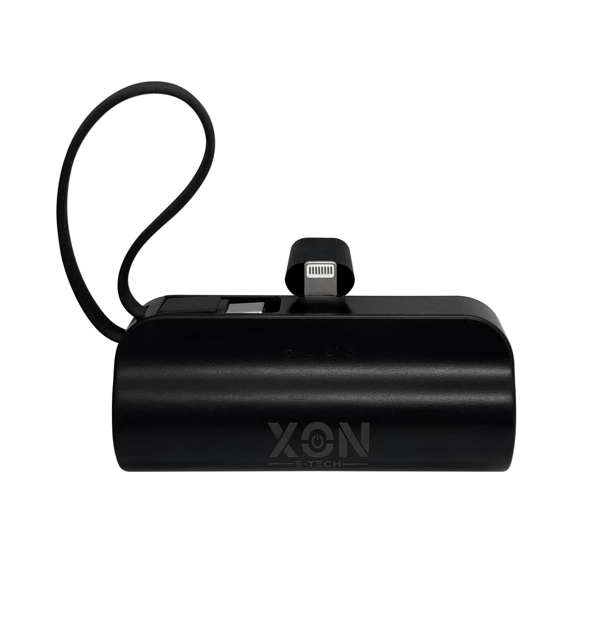 Повербанк XON PowerBank MiniCharge Lightning/USB Type-C 5000 mAh Черный (DC5LC 6754)