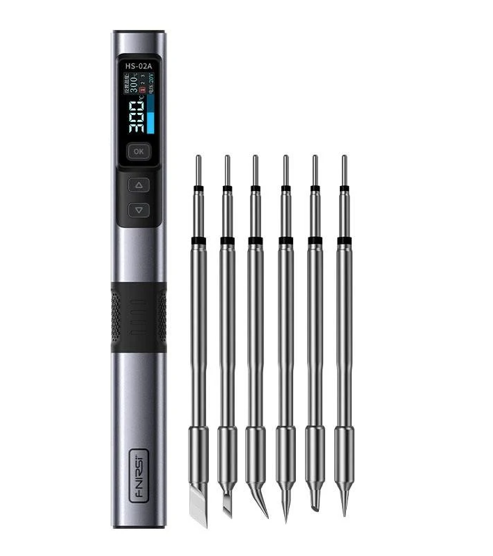 Паяльник FNIRSI HS-02A 100W с комплектом насадок (2677474788) Паяльник FNIRSI HS-02A 100W с комплектом насадок (2677474788)