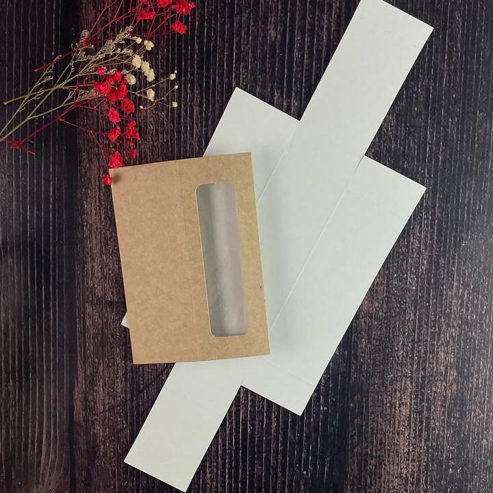 Коробка прямокутна з віконцем 140х51х51 мм (1322) - фото 2