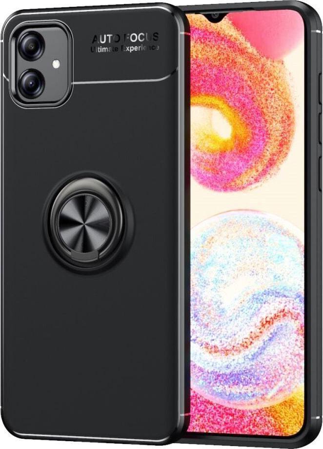 Чехол с кольцом Samsung Galaxy A04 A045 Autofocus Black (30766-2B)