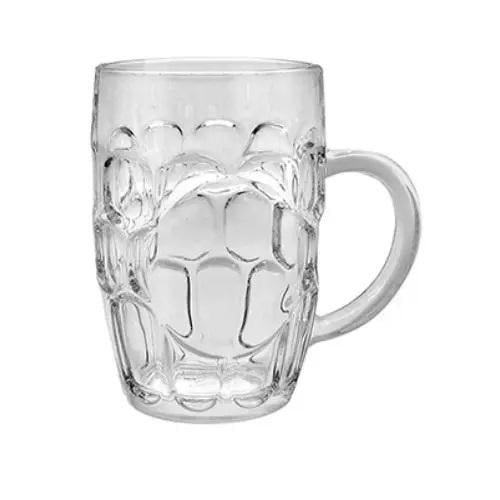 Бокал пивной Stenson R87851 стеклянная с ручкой 600 мл (602803)