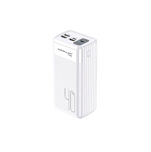 Портативное зарядное устройство Konfulon A21L 40000 mAh White