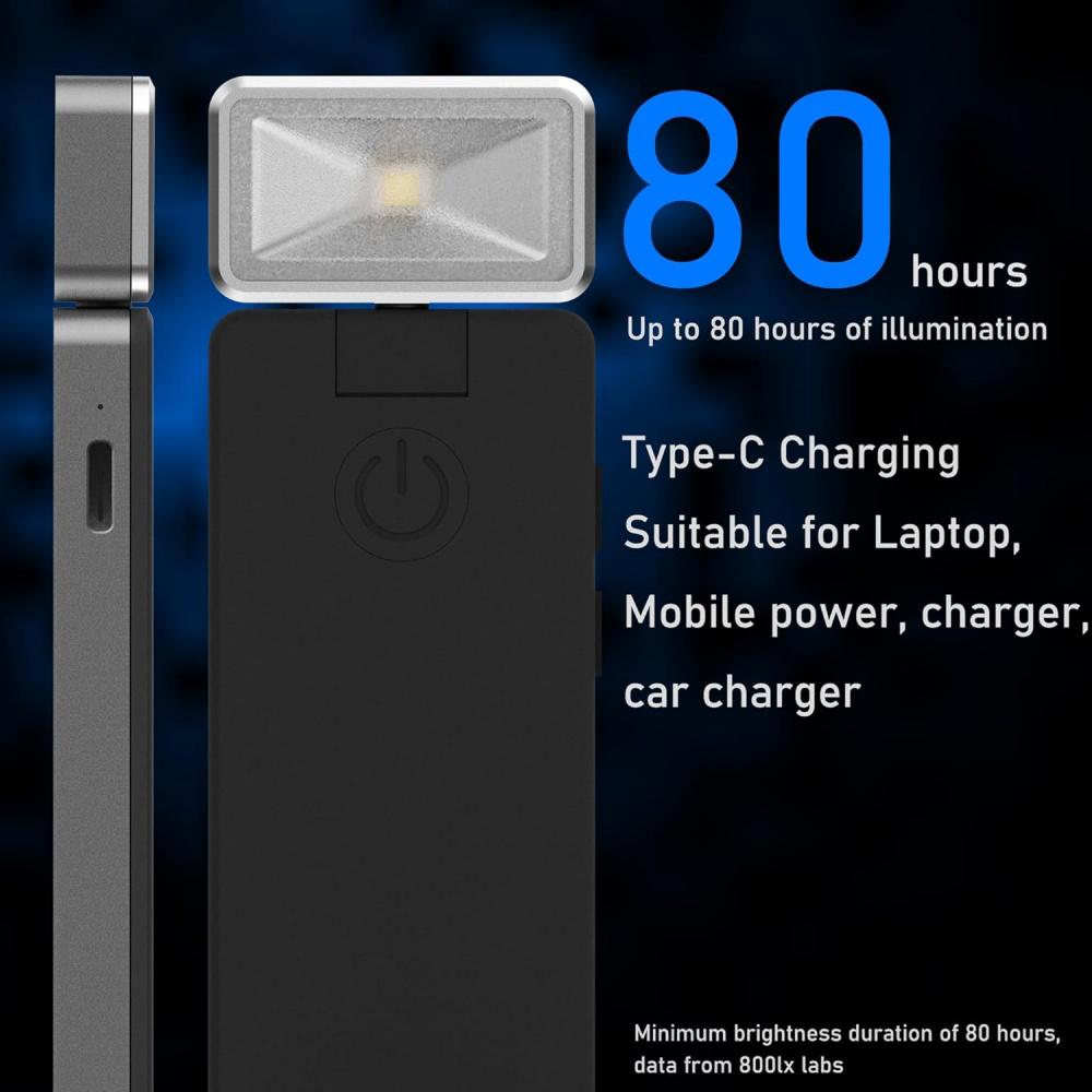 Лампа для читання портативна із защіпкою Графіт (00011) - фото 5 Лампа для читання портативна із защіпкою Графіт (00011) - фото 5