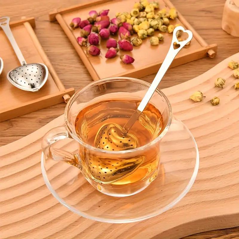 Сито-ложка для заваривания чая в форме Сердца 1 шт. Серебристый - фото 6 Сито-ложка для заваривания чая в форме Сердца 1 шт. Серебристый - фото 6