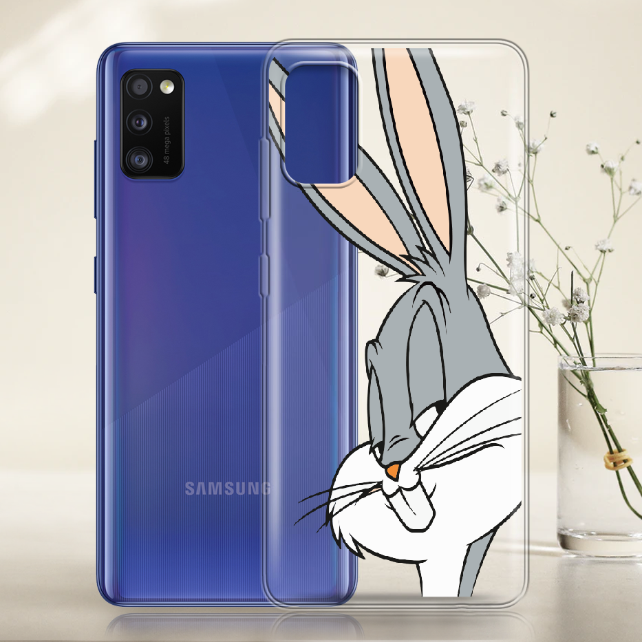 Чохол Boxface Samsung A415 Galaxy A41 Lucky Rabbit Прозорий силікон (39755-bk81-39755) - фото 2