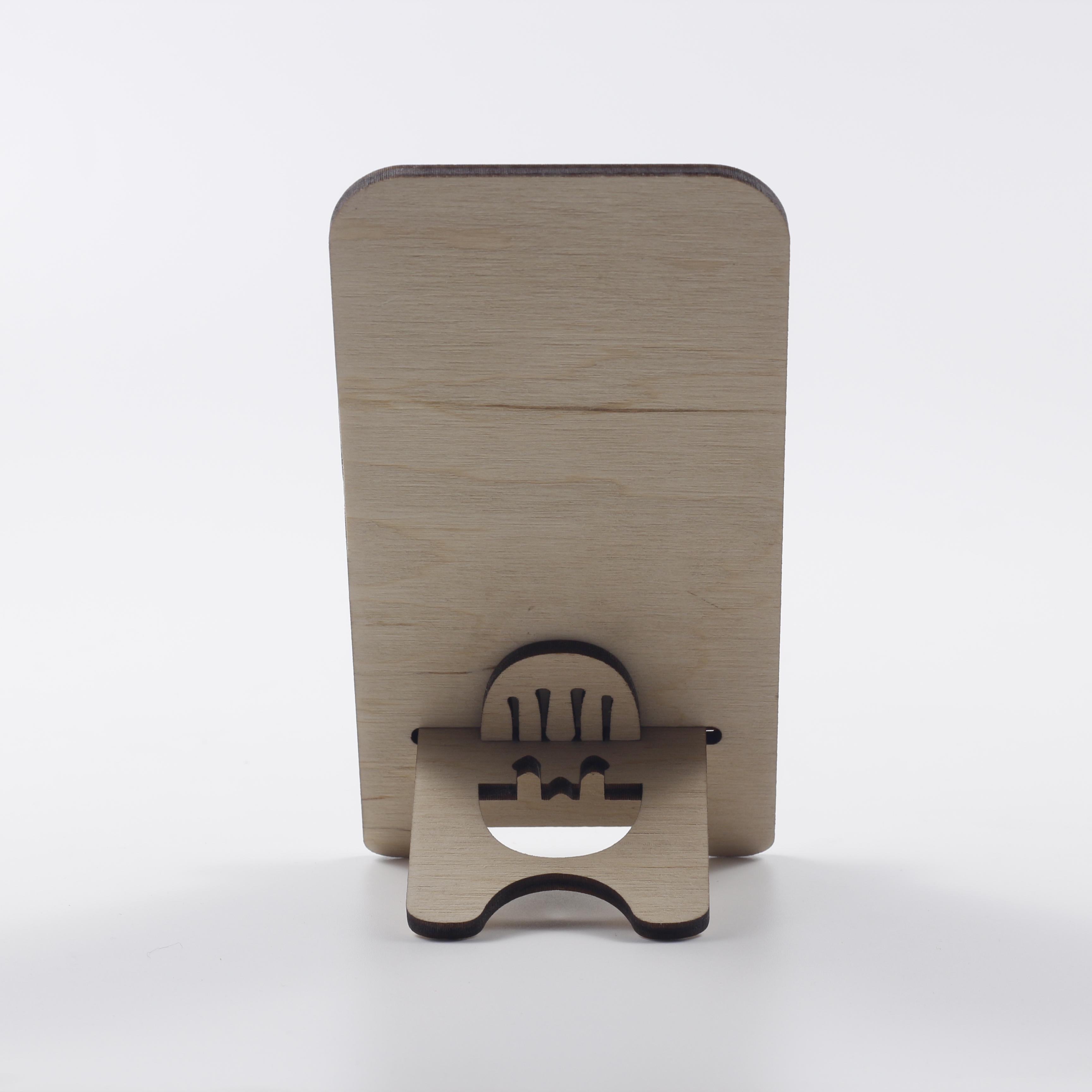 Підставка-тримач для телефону з дерева 48 (03020051) - фото 5 Підставка-тримач для телефону з дерева 48 (03020051) - фото 5