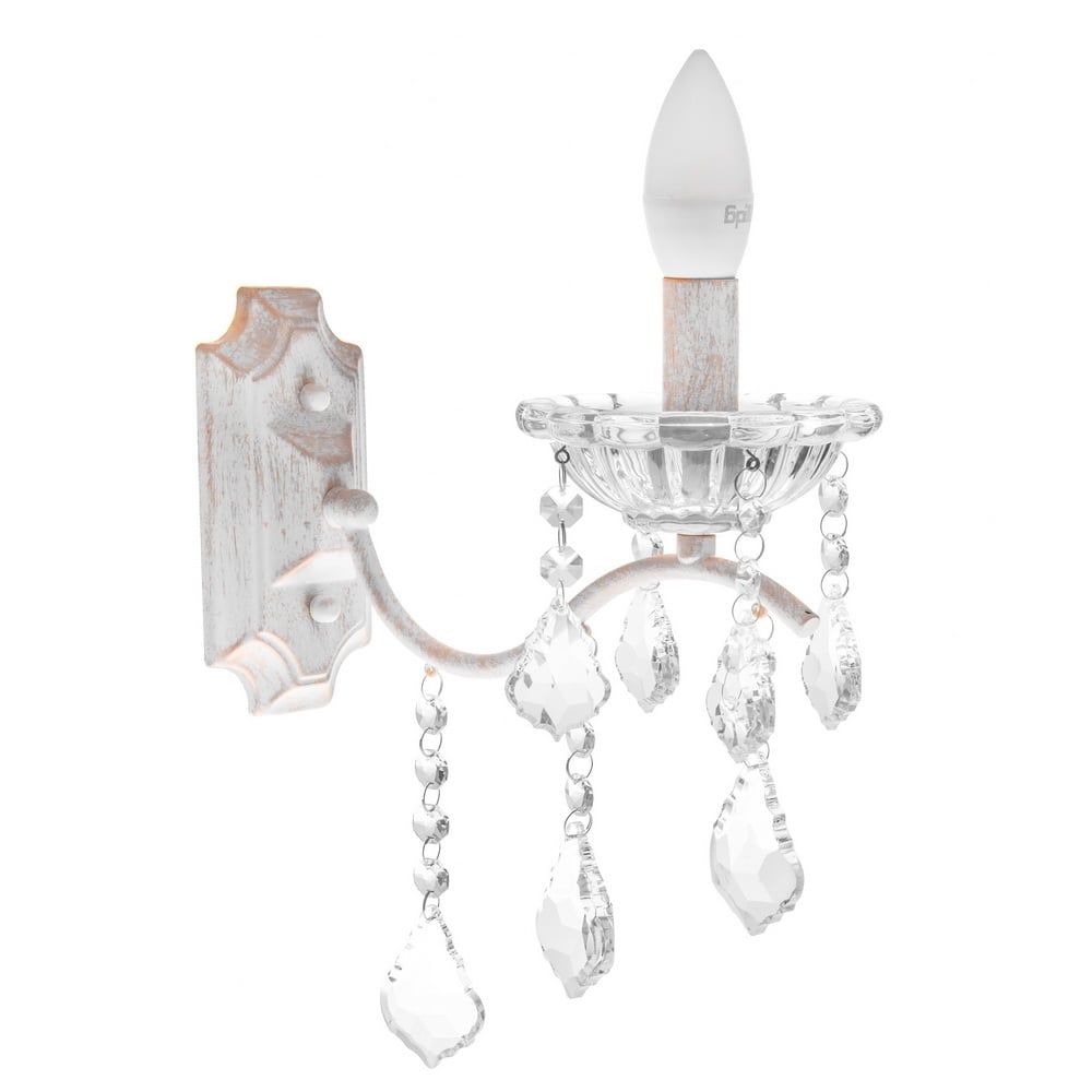 Бра Brille BCL-682W/1 E14 WH+G (23-360)