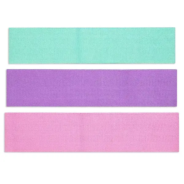 Набор тканевых фитнес резинок 3 шт. (10-18-540TV253)