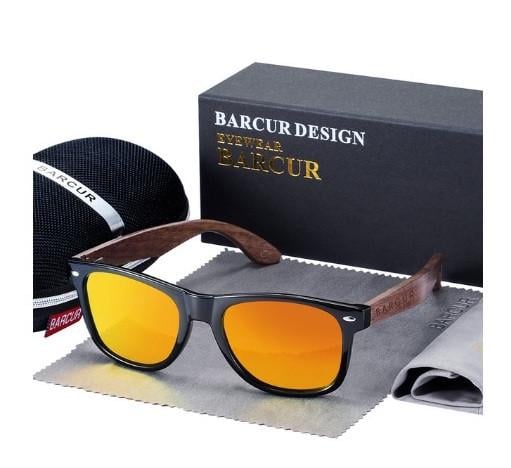 ᐉ Солнцезащитные очки BARCUR DESIGN Wayfarer с поляризованными линзами ...