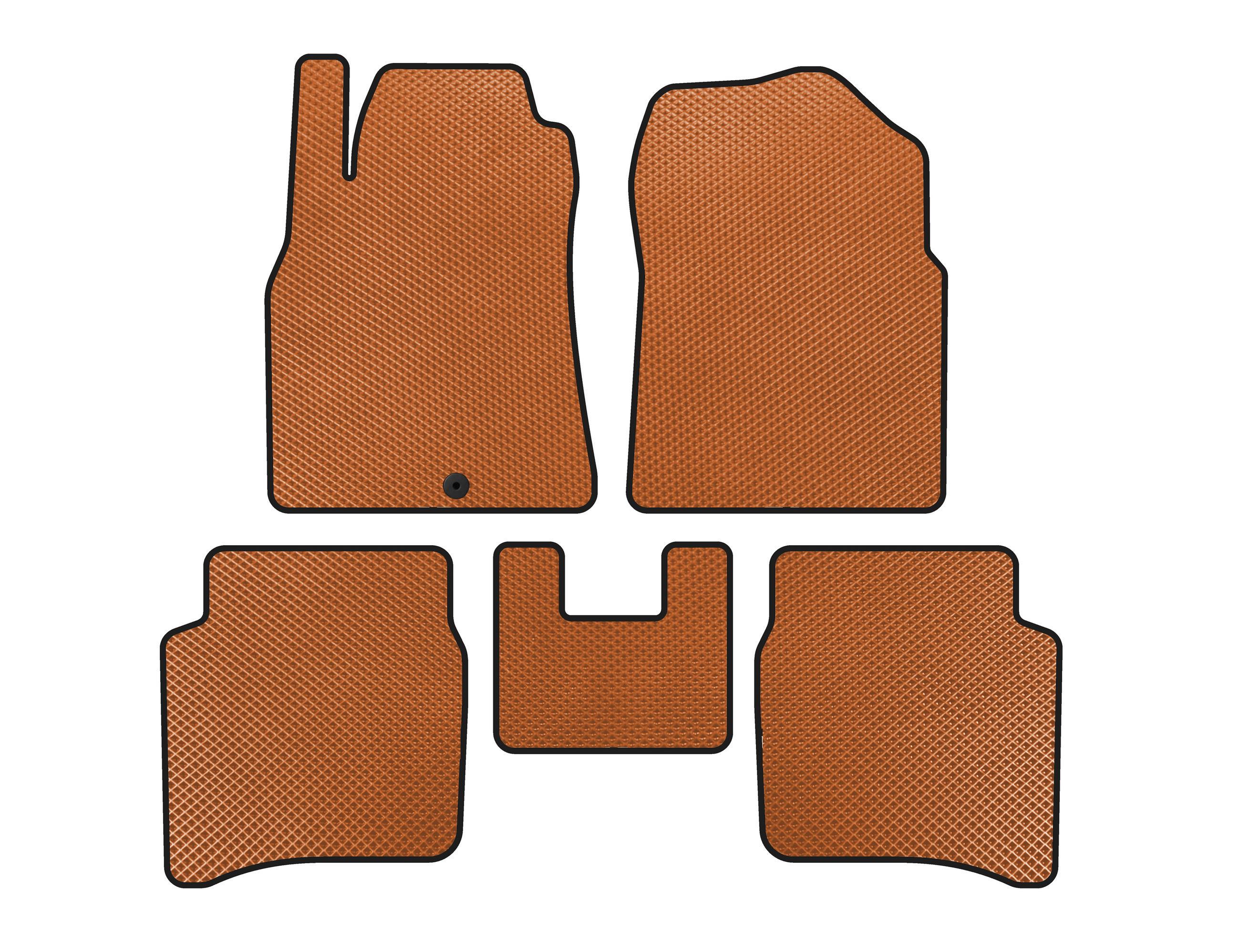 Коврики EVA Digital Designs для Nissan Primera P12 2002-2007 гг. Оранжевый (144834)