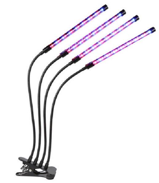 Фитолампа для растений Plant GrowLight светодиодная с таймером Черный (017938) - фото 4