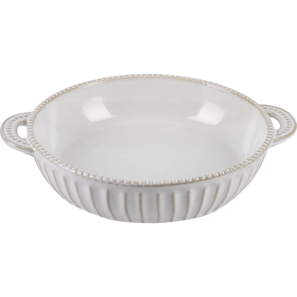 Форма для запекания Limited Edition Allegra Biege GJH012-25-2-129 круглая с ручками 250x200x53 мм (2567940951)