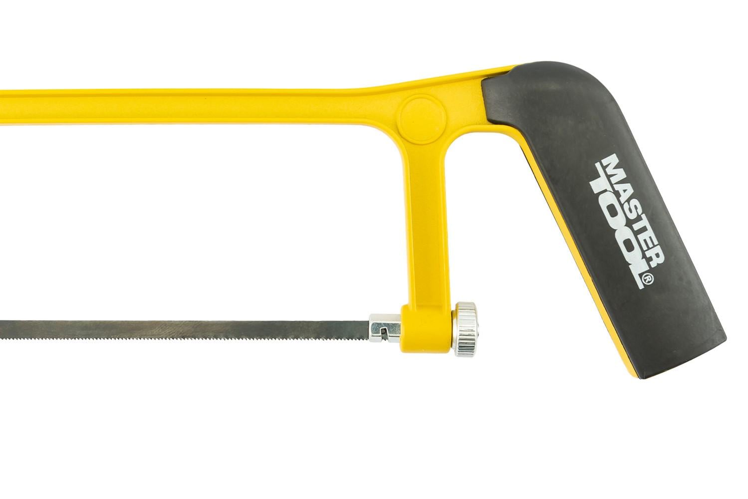 Ножівка по металу MasterTool 150 мм алюмінієва рукоятка з покриттям TPR flex полотно 12,5 мм 24TPI (14-2215) - фото 3