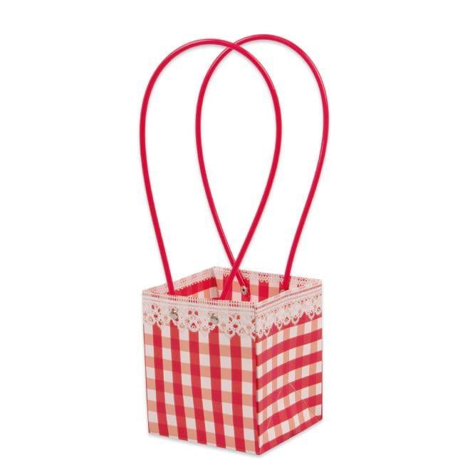 Набір паперових сумочок для квітів 39245 10 шт. Червоний (DR015588) Набір паперових сумочок для квітів 39245 10 шт. Червоний (DR015588)