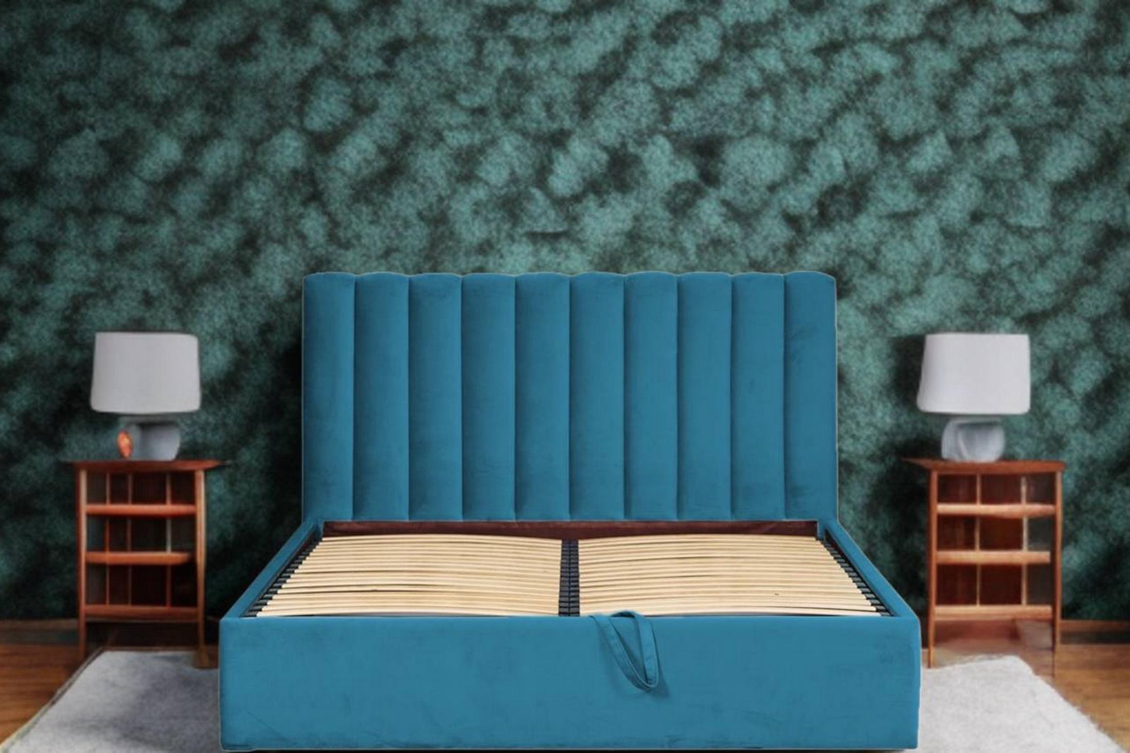 Ліжко RidneTut Taylor Lite Holand 870 180х200 см Блакитний (33410011-870180) - фото 3