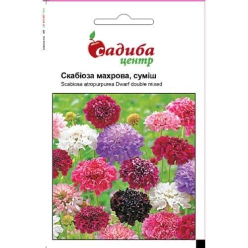 Семена цветов Частный дом Скабиоза махровая смесь 0,3 г (SZ-0993)