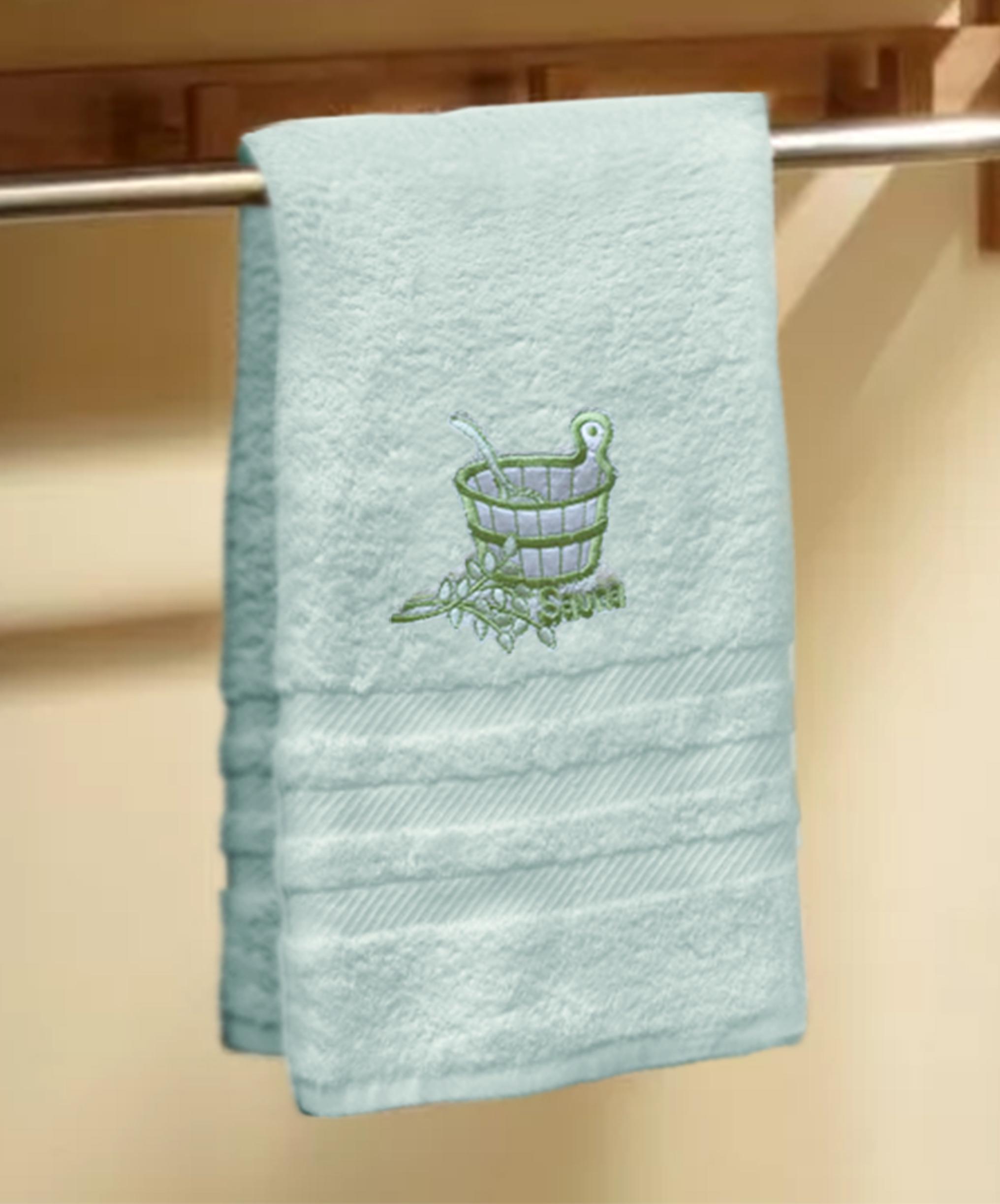 Полотенце махровое Zastelli для сауны 50х90 см Зеленое (07466-000801) - фото 1 Полотенце махровое Zastelli для сауны 50х90 см Зеленое (07466-000801) - фото 1