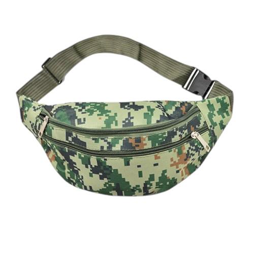 Поясна сумка-бананка Stenson WW02862 31х13,5х10 см Зелений (25173740)