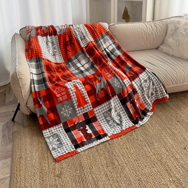 Плед флисовый Love You Скандинавские мотивы 9116 150х200 см (8-6-5156583)