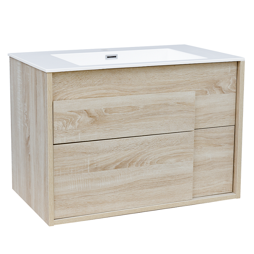 Тумба с умывальником подвесная Devit CITY 0021160SO 79,4x55x47,6 см Бежевый (168396)