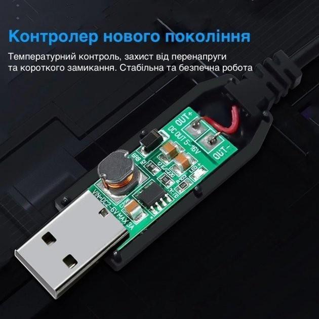 Кабель для питания роутера от повербанка FastCharger с преобразователем на DC 12V 2,1x5,5 мм 0,8 м (301412) - фото 6