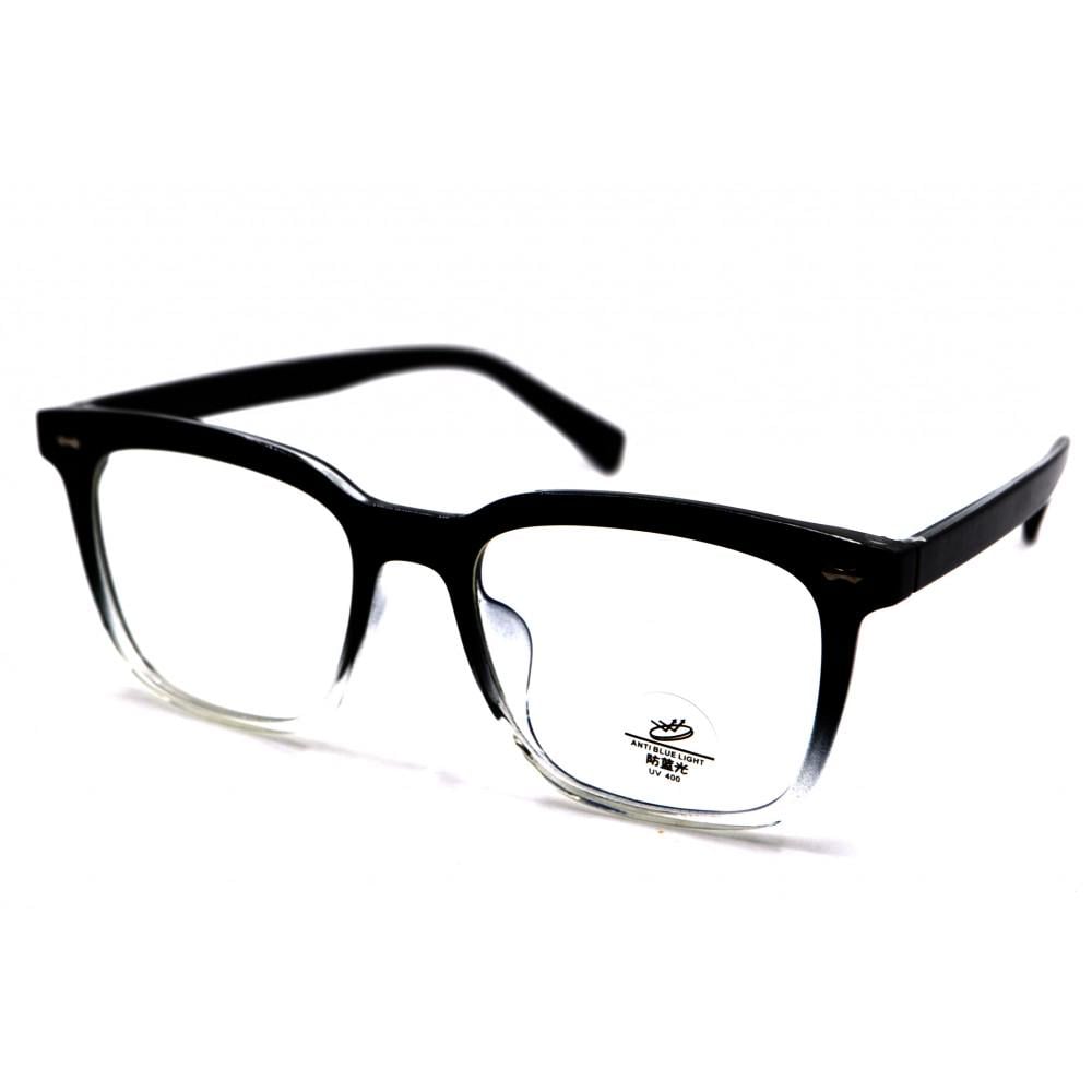 Комп'ютерні окуляри Blue Blocker оправа TR пластик 8949 NN Чорний Глянсовий/Прозорий