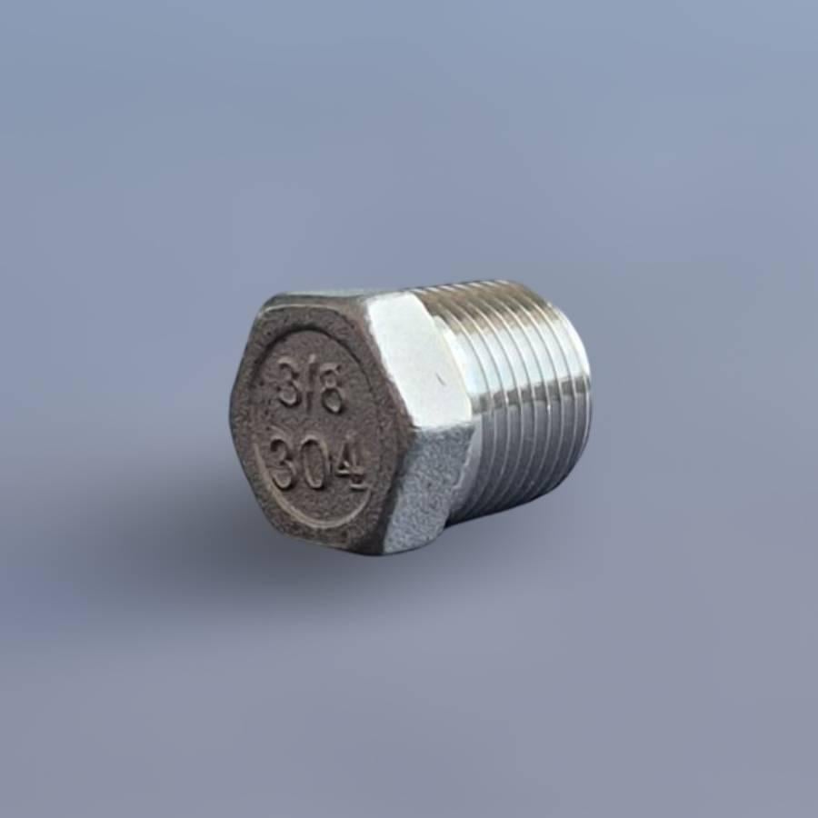 Заглушка різьбова шестигранна DN10 BSPP н/ж сталь AISI304 Class-150 зовнішня різьба 3/8" (29203058) - фото 6 Заглушка різьбова шестигранна DN10 BSPP н/ж сталь AISI304 Class-150 зовнішня різьба 3/8" (29203058) - фото 6