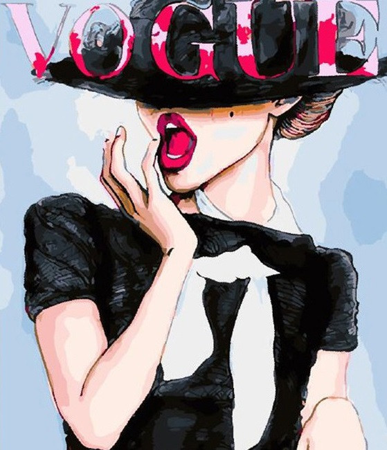 Картина по номерам Brushme Модная штучка (GX28584)