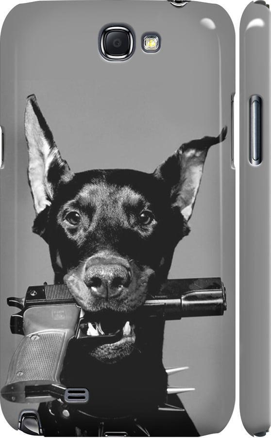 Чехол на Samsung Galaxy Note 2 N7100 Доберман (2745m-17-42517)
