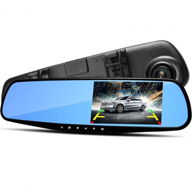 Дзеркало-відеореєстратор Vehicle Blackbox DVR Full HD L 6000 Чорний (NV-L6000) - фото 5